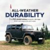 Picture of AOR Off Road 9ft Black Flag Pole, Center Split with Quick Disconnect, Adventure Series