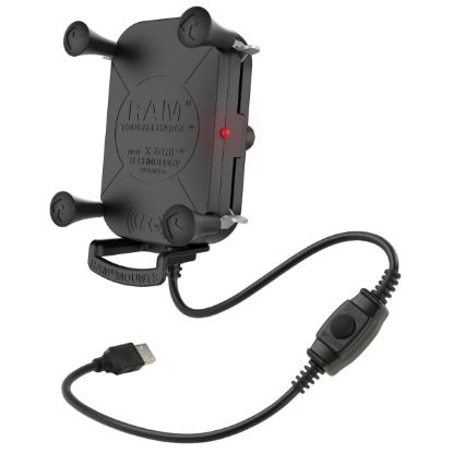 Picture of RAM Tough-Charge with X-Grip Tech Waterproof Wireless Charging Holder
