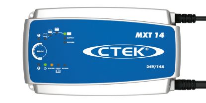 Picture of CTEK MXT 14 , 24V Battery Charger and Support Unit for Professional Workshops, UK Plug