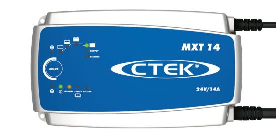 Picture of CTEK MXT 14 , 24V Battery Charger and Support Unit for Professional Workshops, UK Plug