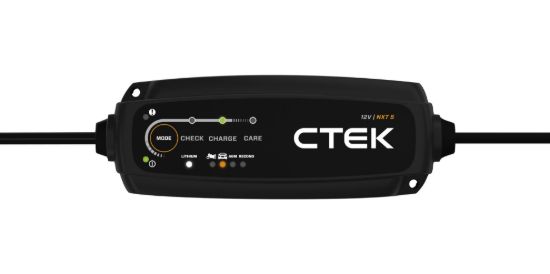 Picture of CTEK NXT 5, 12V Charger and Maintainer for Lead Acid and Lithium Batteries, 5A, UK Plug