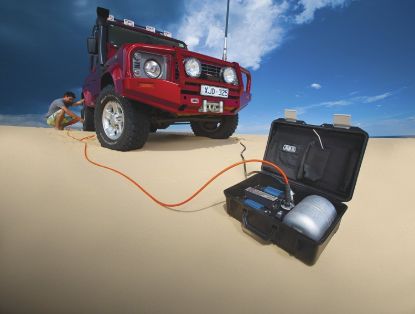 Picture of Portable Hi Performance Twin Piston Air Compressor Kit With Air Tank With Box, 12V
