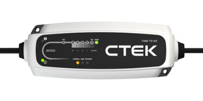 Picture of CTEK CT5 Time To Go Battery Charger Kit, UK Plug