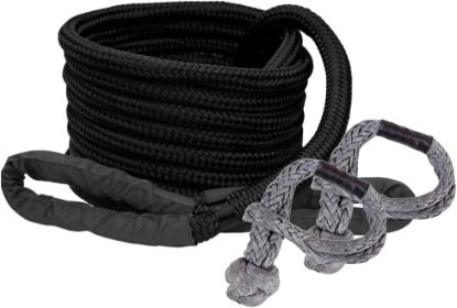 Picture of AOR Adventure Recovery Bundle: AOR Black Kinetic Recovery Rope (1pc) AOR Grey Soft Shackles (2pcs)