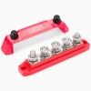 Picture of 5 Stud Power Distribution Block With Cover - BUSBAR - Red