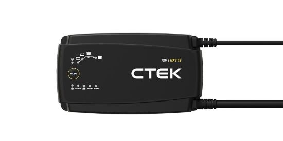 Picture of CTEK NXT 15, 12V Charger and Maintainer for Lead Acid and Lithium Batteries, 15A, UK Plug