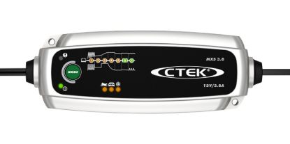 Picture of CTEK MXS 3.8, 12V Battery Charger & Maintainer, 3.8A, UK Plug