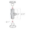 Picture of Composite Double Socket Arm - B Size Medium