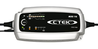 Picture of CTEK MXS 10, 12V Battery Charger & Maintainer, 10A, UK Plug