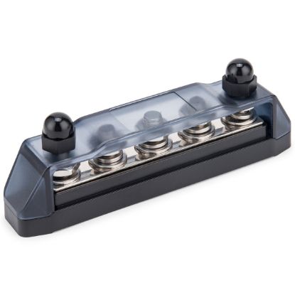 Picture of 5 Stud Power Distribution Block With Cover - BUSBAR - Black