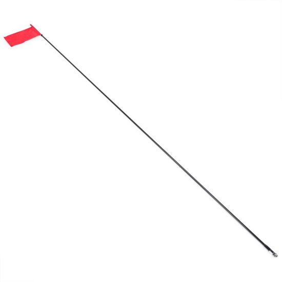 Picture of AOR Off Road 9ft Black Flag Pole with Flag, Made in USA