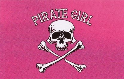 Picture of Flag 2 x 3"""" - Pirate Girl
